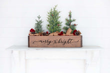 DIY Holiday Centerpiece Box