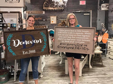 OPTION #3 - Large Framed Sign - Francesca’s Celebration